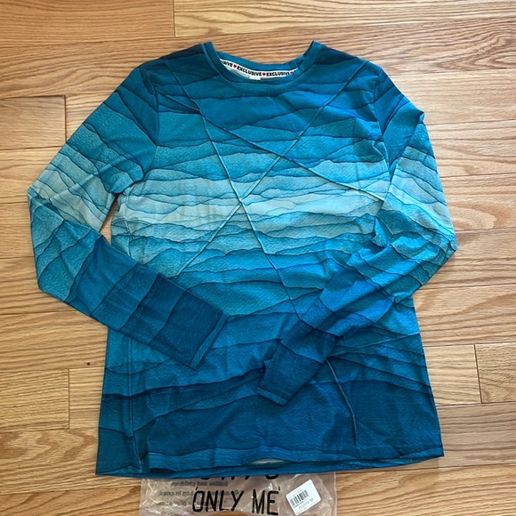 Tops - Blue long sleeved shirt